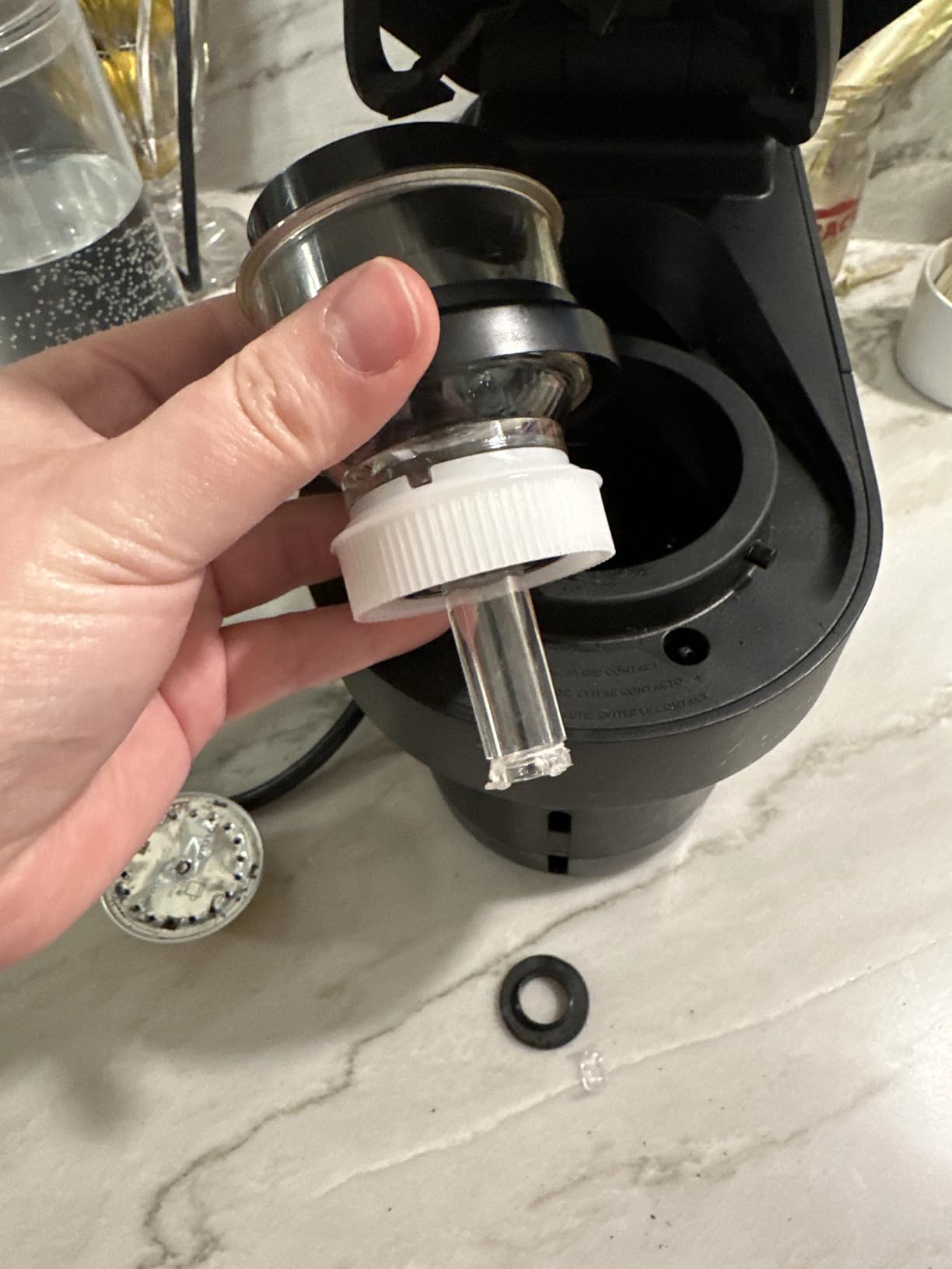 Nespresso Vertuo Pop+ Coffee & Espresso Maker by Breville, Black & Gold customer photo 2