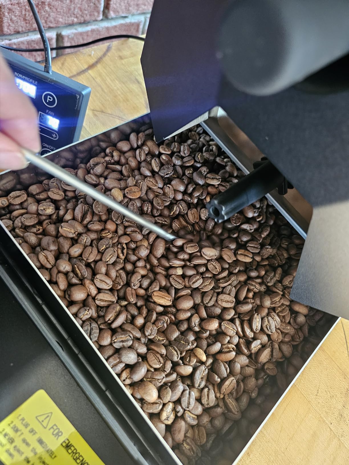 1Pound Electric Coffee Roaster for Home Use, Automatic Roasting And Easy Operation, With A Smoke Filter(Suitable for light roasting), 2 Chimney Tube, And Chaff Collector. customer photo 1