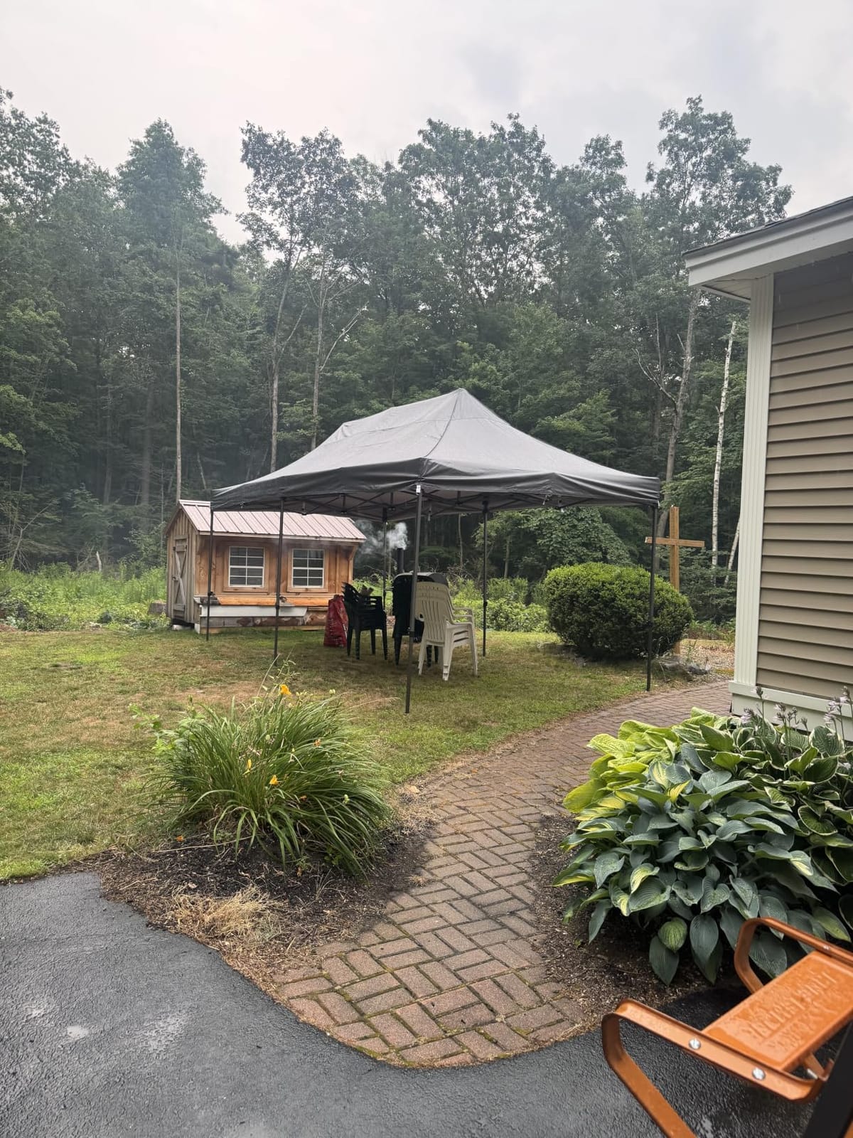 COBIZI 10x20 Heavy Duty Pop Up Canopy Tent with 6 Sidewalls, Gray customer photo 1