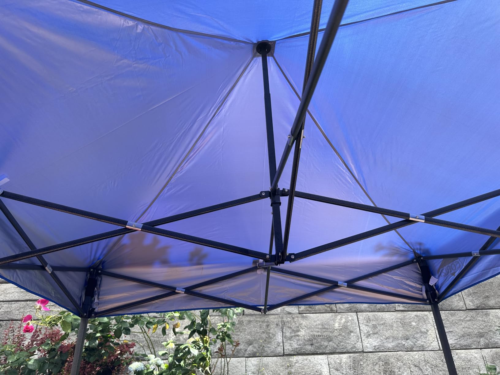 COBIZI 10x20 Heavy Duty Pop Up Canopy Tent with 6 Sidewalls, Gray customer photo 2