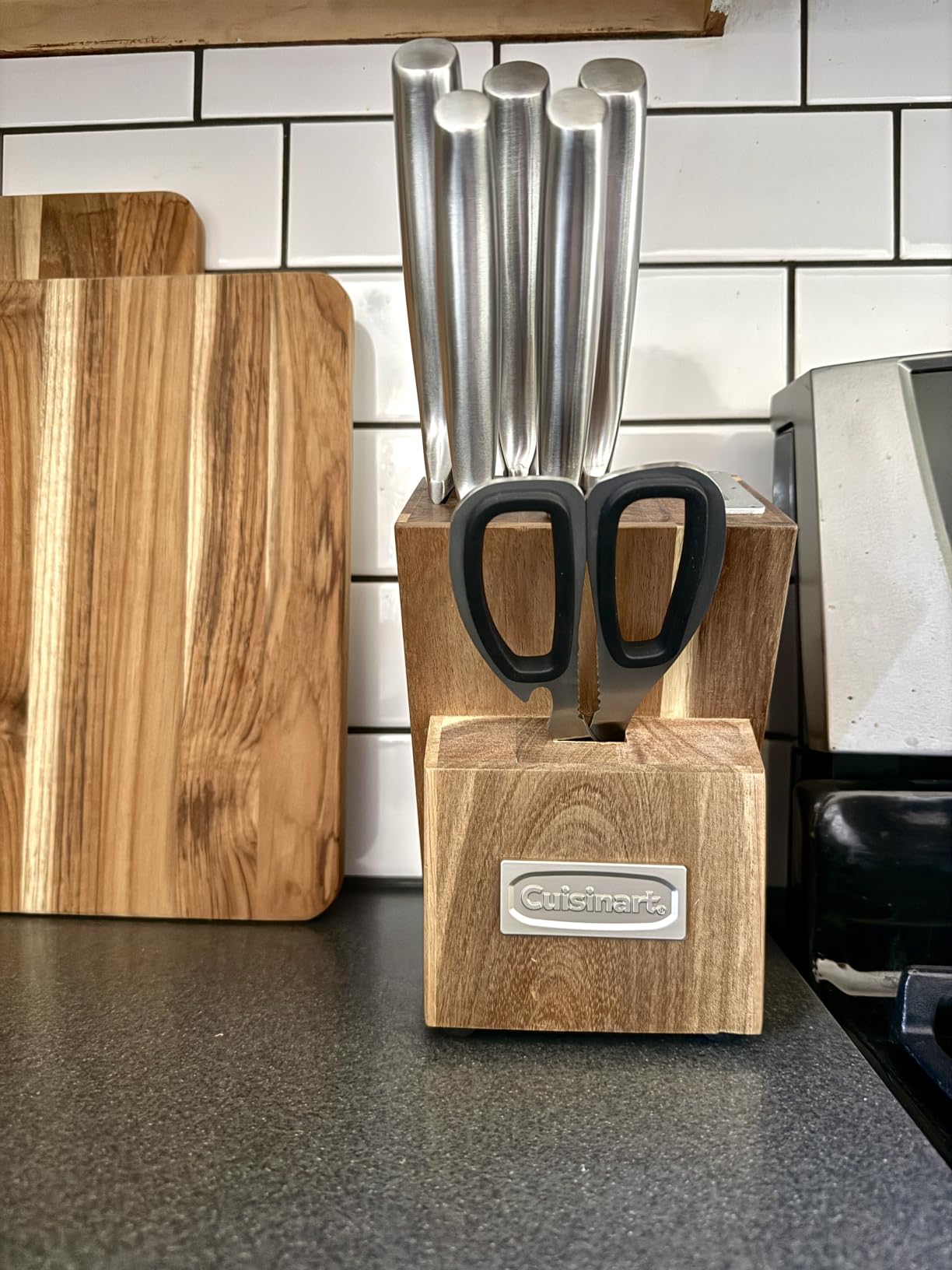 Cuisinart 7 Pc Stainless Steel Essentials Cutlery Block Set with Built in Sharpener customer photo 2