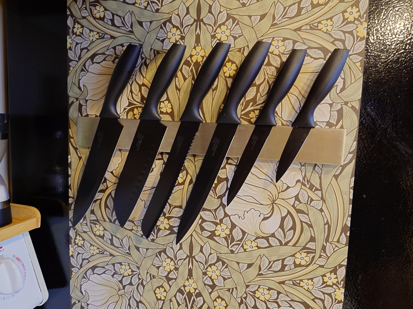 Onader 12 Pieces Khaki Knife Set for Kitchen, Sharp Stainless Steel Cooking Knife Set with Sheath Covers customer photo 1