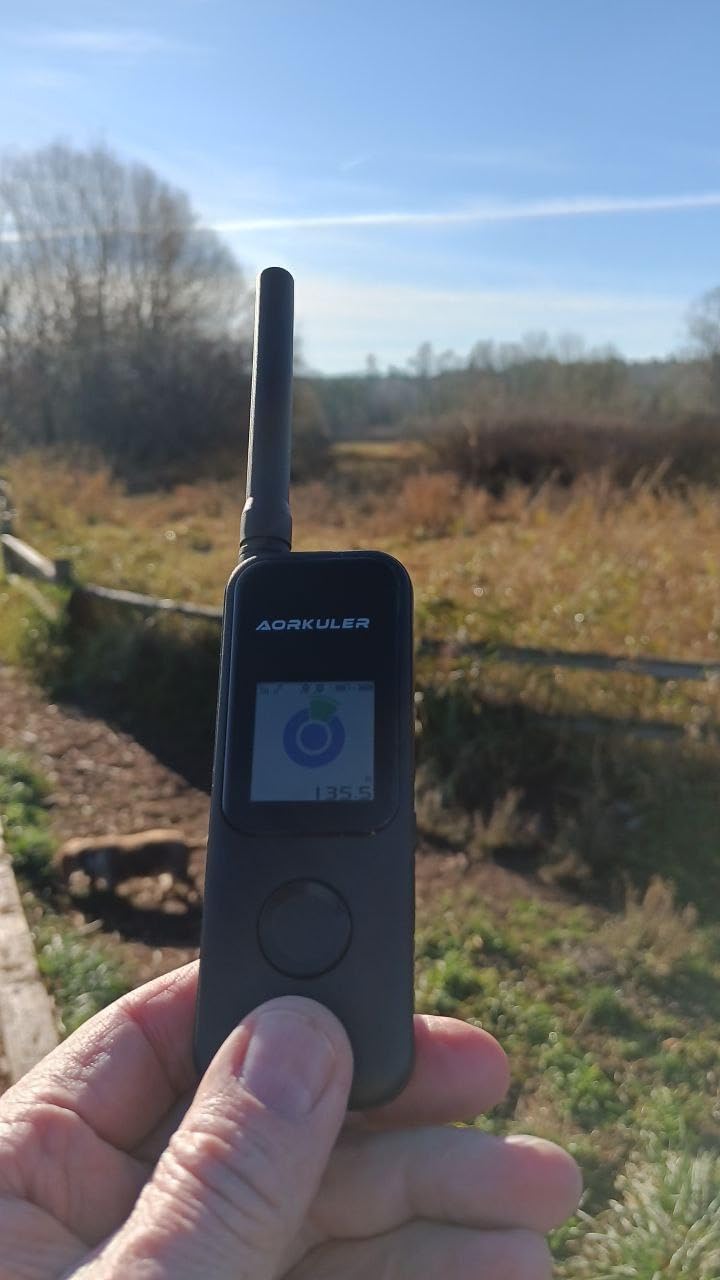 Aorkuler GPS Dog Tracker – Track Your Dog Up to 3.5 Miles Without Phone or Cell Signal | No App, No Monthly Fees | Ideal for Hiking, Rural & Remote Areas (Tracker 2) customer photo 2