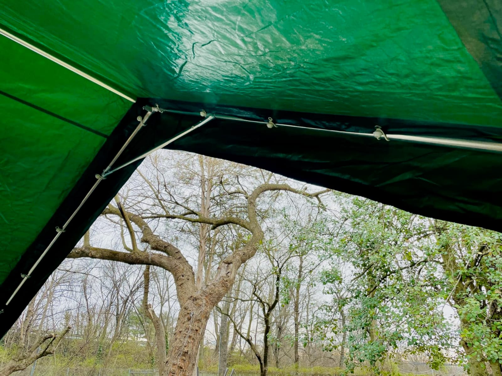 ADVANCE OUTDOOR 12x20 ft Heavy Duty Carport Potable Car Canopy Garage Party Tent Boat Shelter, Adjustable Height from 9.8 ft to 11.3 ft, Gray customer photo 1