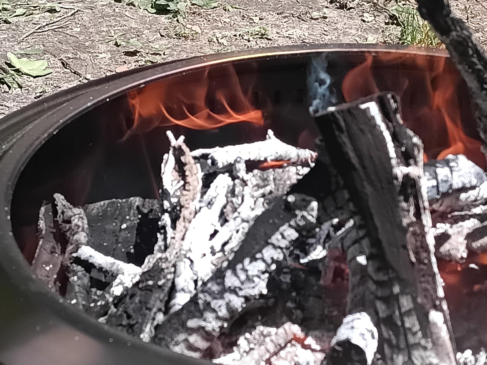 OutVue 27 Inch Stainless Steel Smokeless Fire Pit with Waterproof Cover customer photo 2