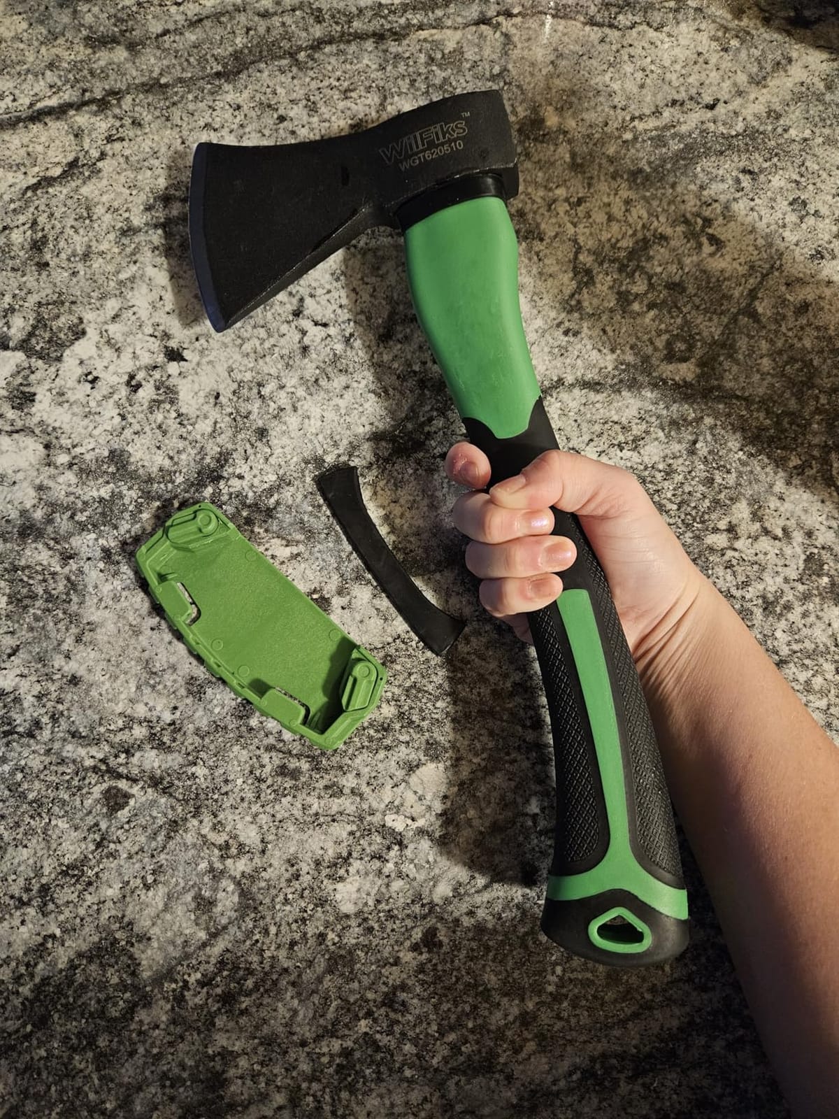 WilFiks Weed Puller Tool, Stand Up Heavy Duty Weed Remover Tool with Long Handle, Foot Platform Design - 4 Claw Steel Head Weeder Tool, Bamboo Garden Hand Weeding Tool customer photo 1