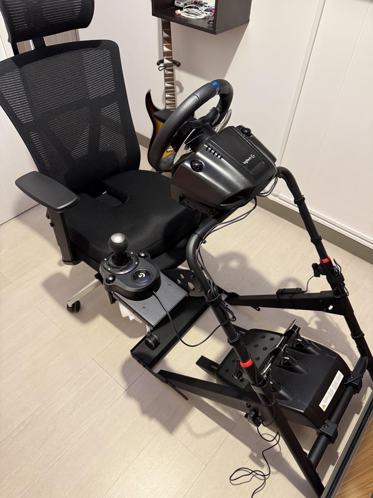 ARES WING Sim Racing Wheel Stand Foldable with Chair Fixing Slot customer photo 2