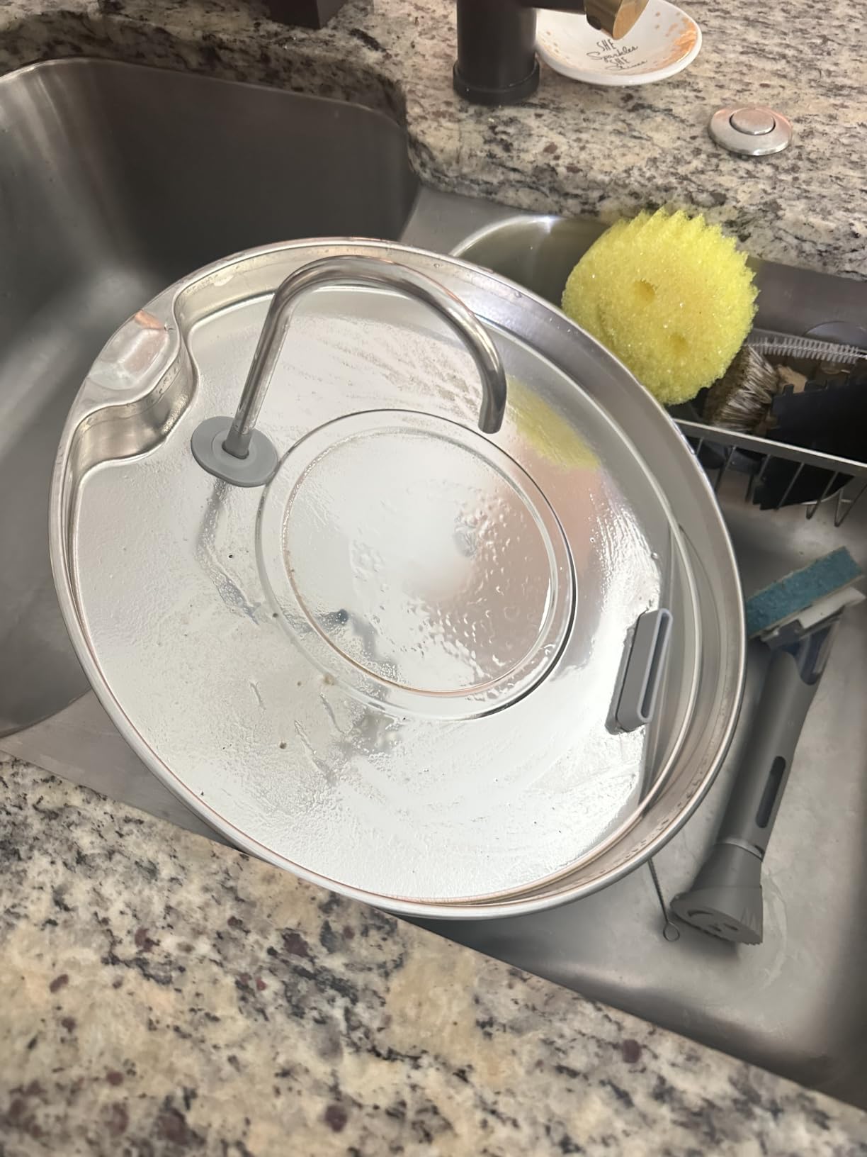 Dog Water Fountain for Large Dogs: Stainless Steel Dog Fountain Water Bowl customer photo 1