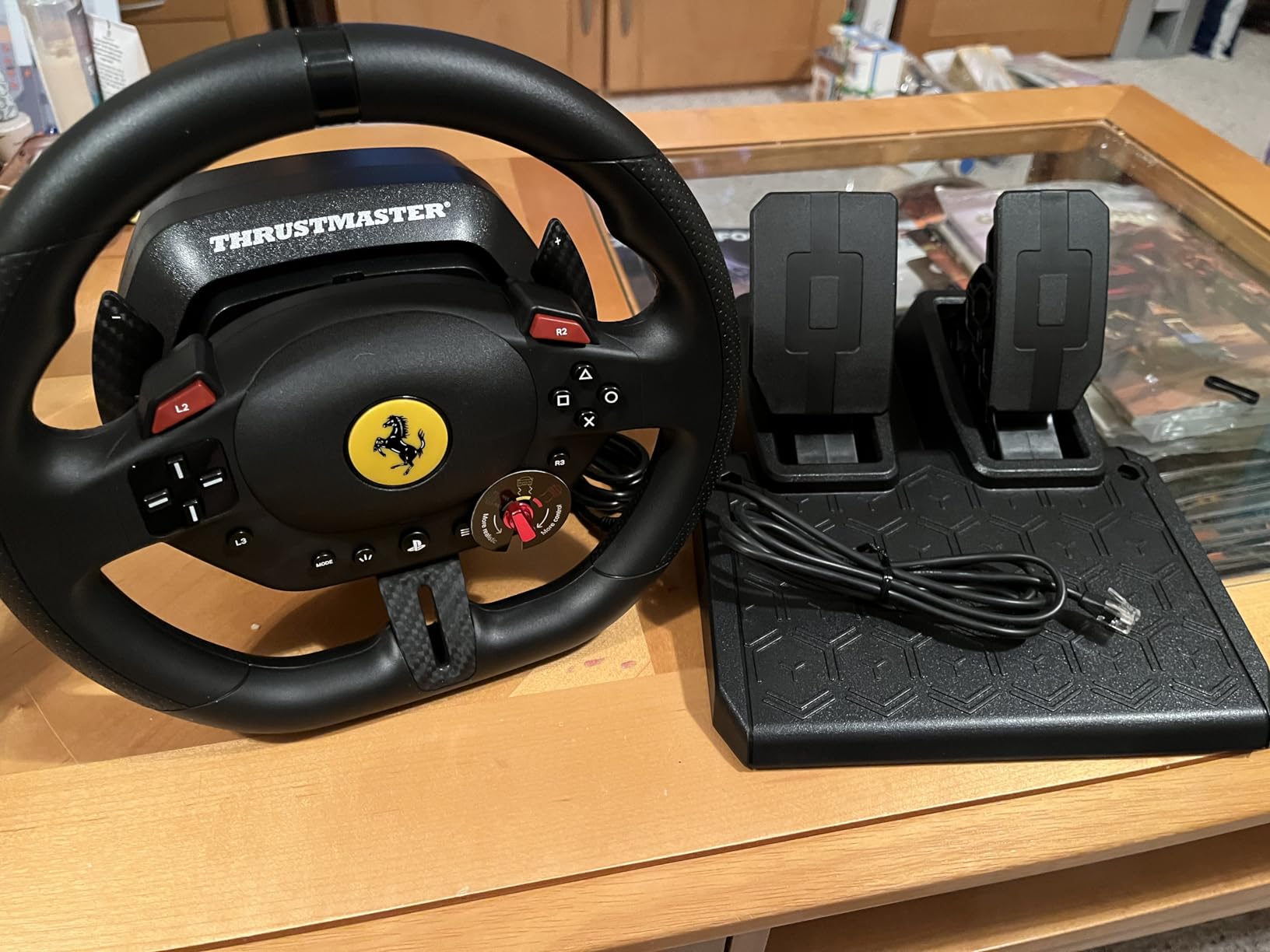 Thrustmaster T98 Ferrari 296 GTB - Racing Wheel and Pedal Set - PS5 & PC customer photo 1