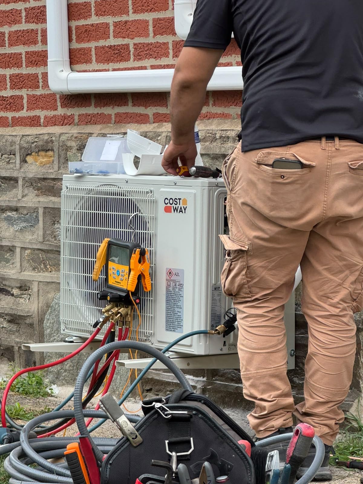 COSTWAY 9000BTU Mini Split Air Conditioner& Heater customer photo 1