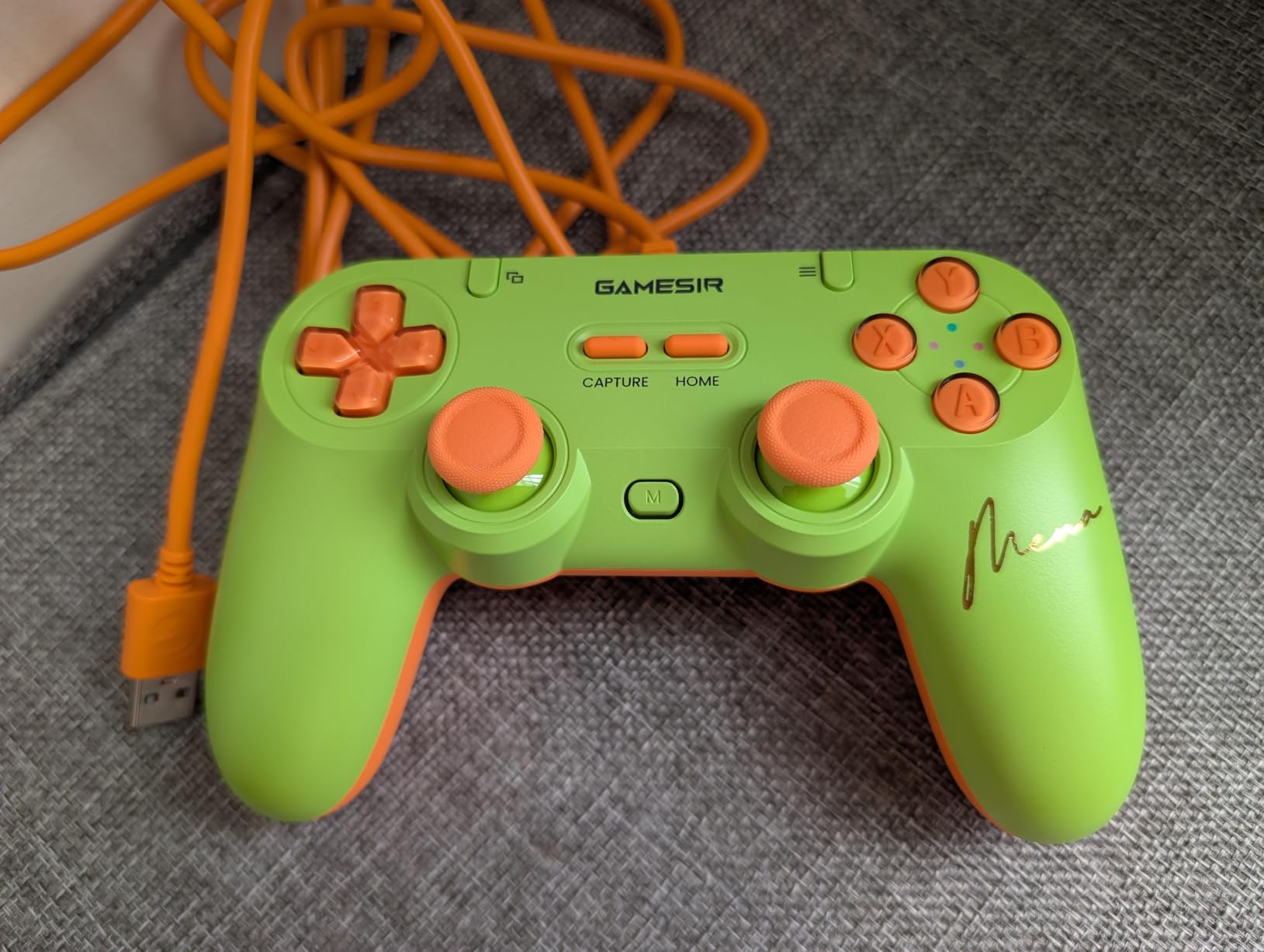 GameSir Tegenaria Lite Wired Game Controller For Switch, Android, iOS, PC, Steam With Retro 90s Design, Hall Effect Sticks, 1000Hz Polling Rate, Dual Rumble Motors, Mappable Back Buttons, Ultra-Low Latency, Ergonomic Design -Serene White customer photo 1