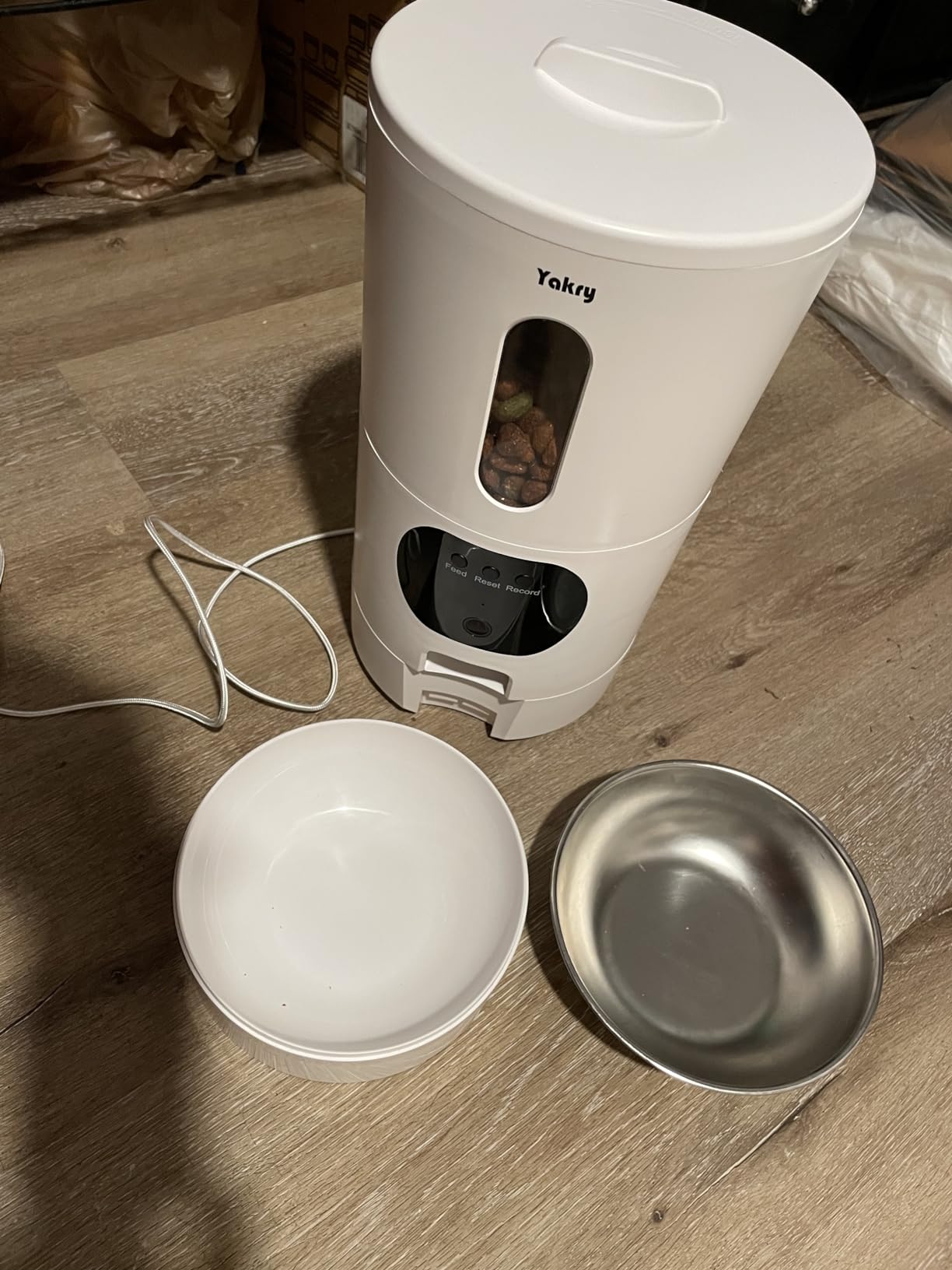 Automatic Dog Feeder Large Breed: 12L/50 Cup Capacity for Kibble up to 20mm customer photo 2