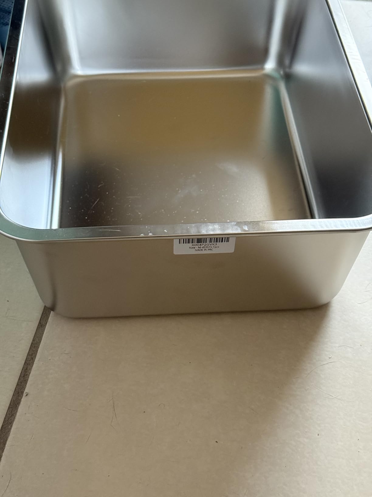Stainless Steel Litter Box Kitten,Metal Cat Litter Box Low Entry,4