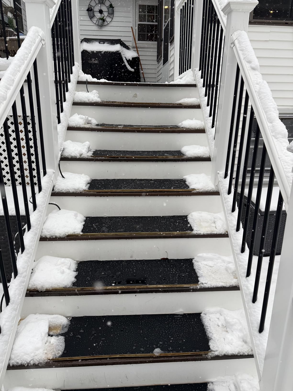 3 Pcs Heated Snow Melting Mats,10x30 in No-Slip Rubber Heated Outdoor Mats customer photo 2
