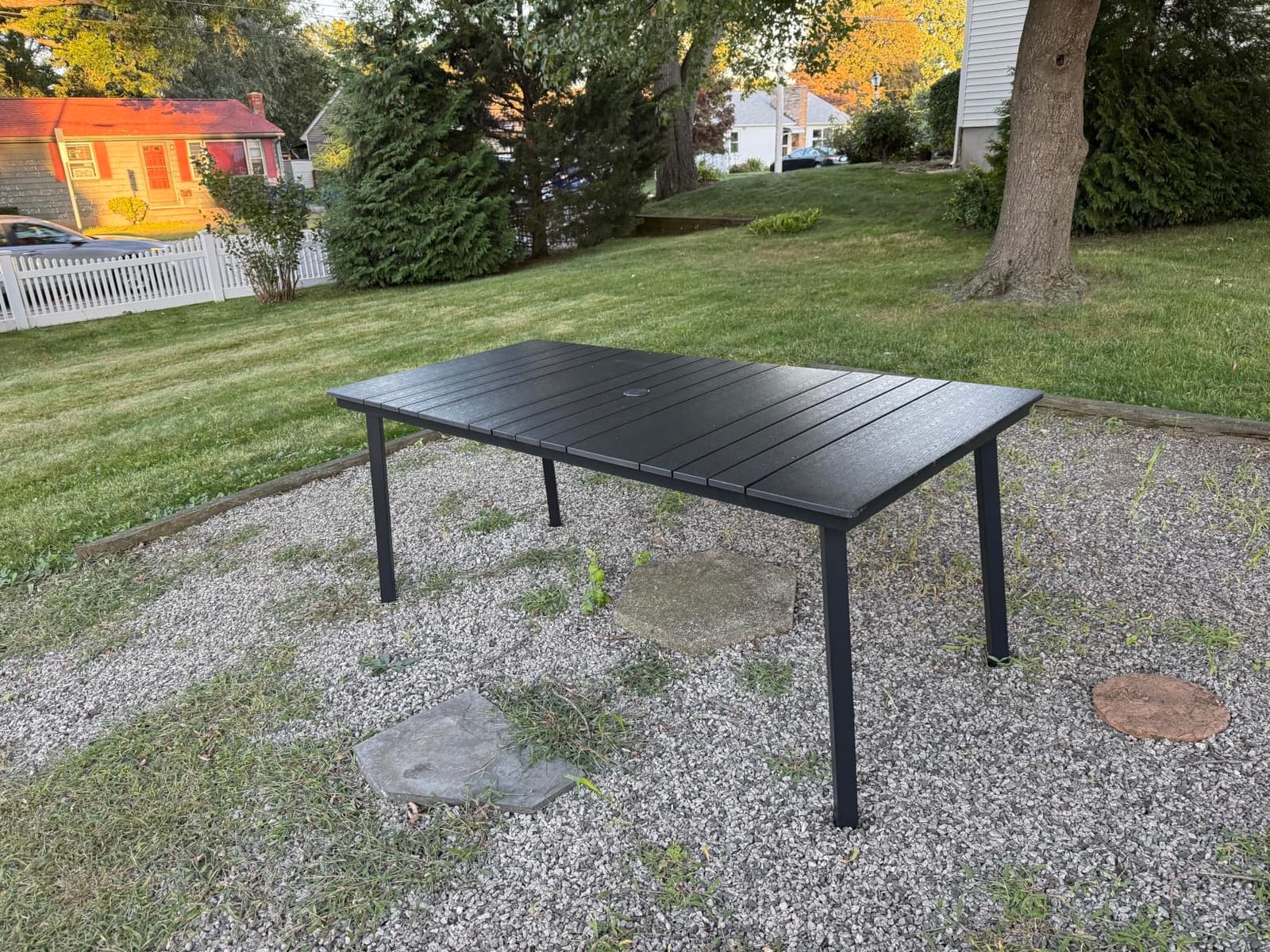 Crestlive Products Patio Dining Table for 6, 70