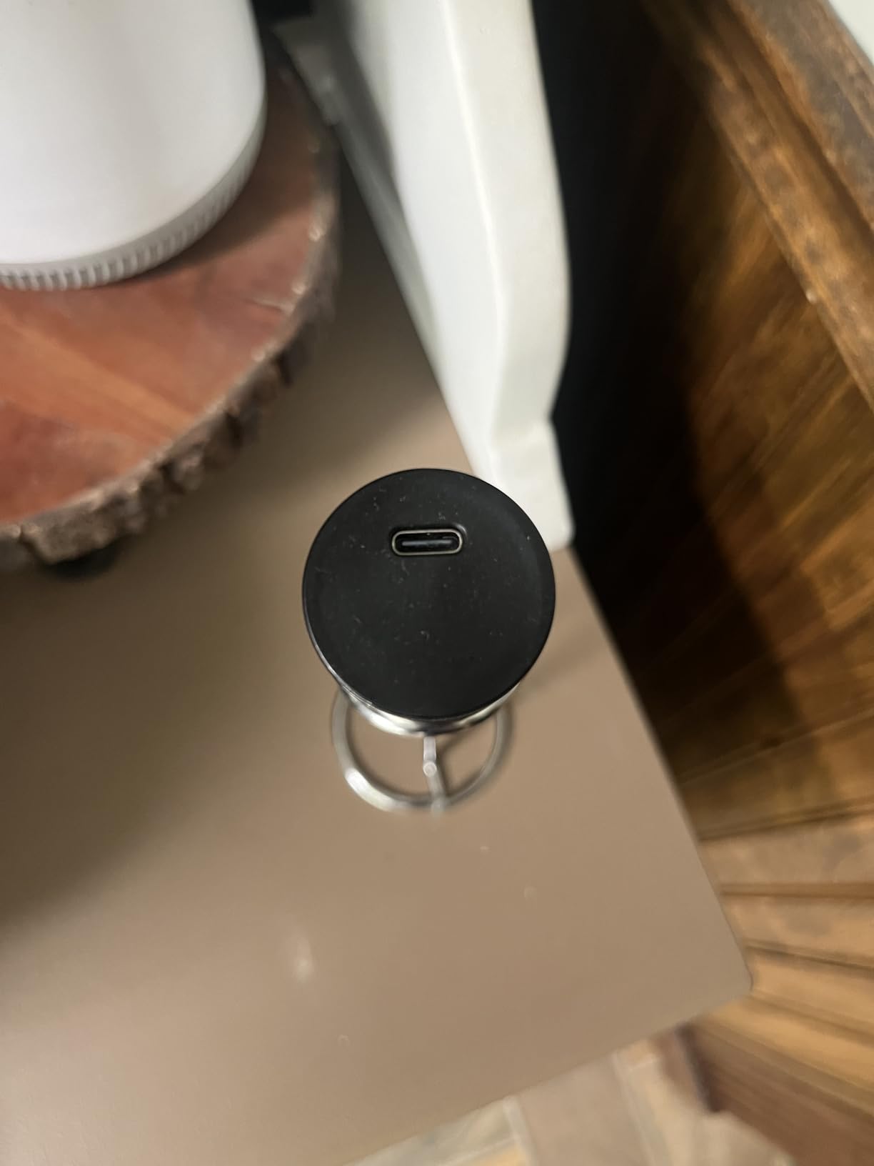 Bonsenkitchen Rechargeable Milk Frother with Stand, 3-Speed Handheld Coffee customer photo 2