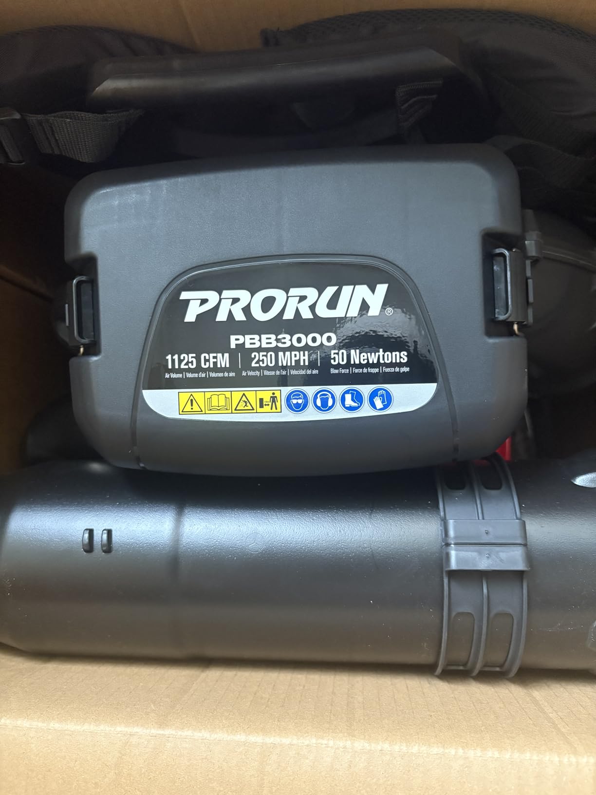 PRORUN PBB3000 Gas Backpack Leaf Blower, 79.9cc Commercial-Grade, 250 MPH, 1125 CFM, 50N, 2-Cycle Engine customer photo 1