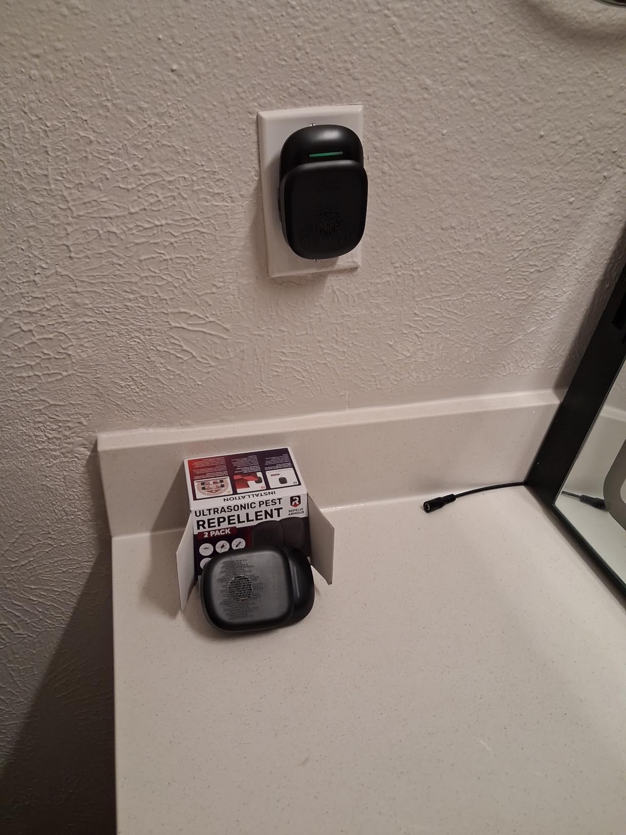 Ultrasonic Pest Repeller for Indoor Use - 2 Pack - Covers Up to 1,500 sq ft per Device - 3 Modes Mouse Repellent - Rodent Repellent – Helps Repel Rats, Spiders, Mosquitoes, Ants & Household Insects customer photo 1