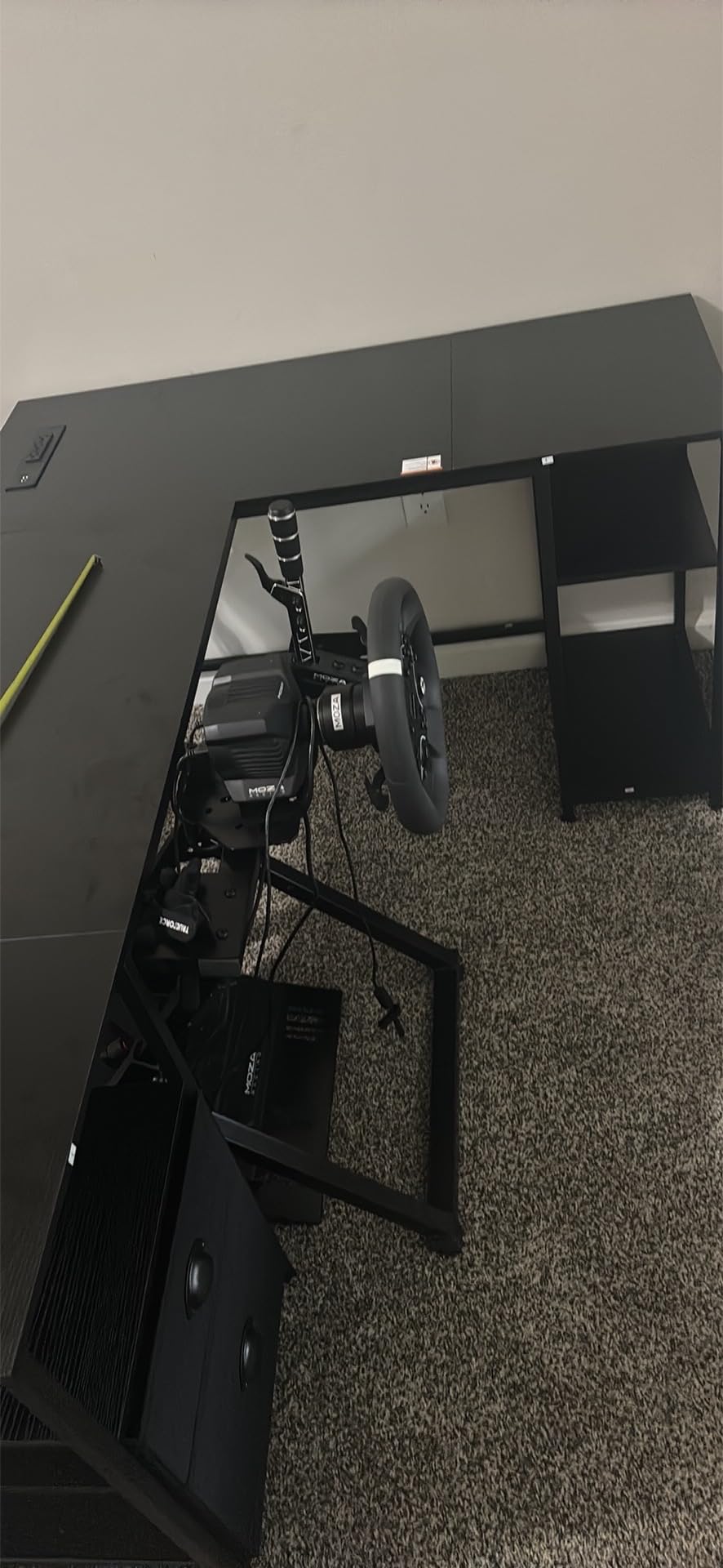 CAMMOO High Compatible Racing Wheel Stand Fits Handbrake, with Cup Holder customer photo 2