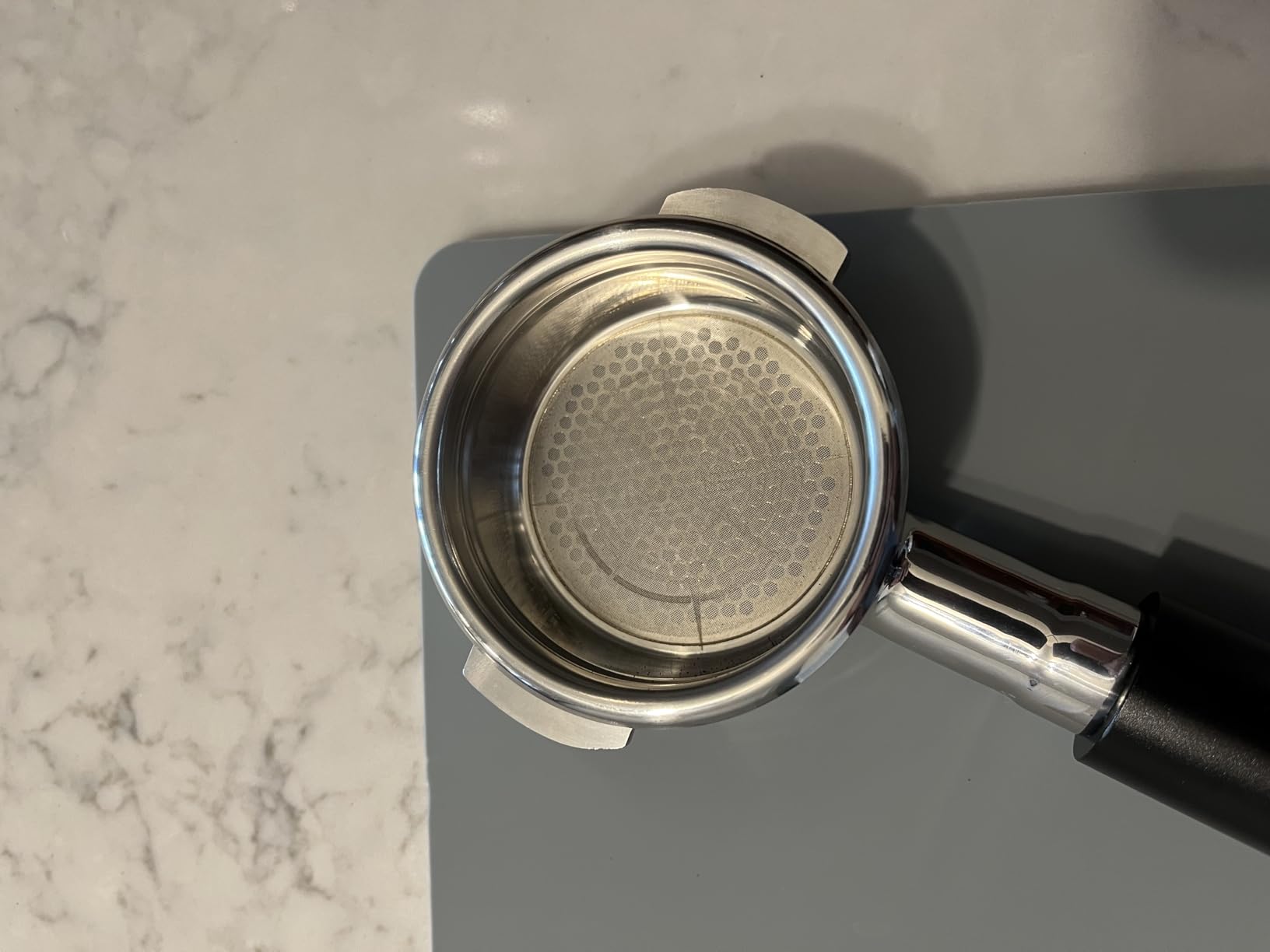 IKAPE 58mm Bottomless Naked Portafilter, Black Compatible with E61,Rocket,Sanremo,Slayer,Flair 58,ECM,etc.Espresso Machines(20g Basket Included) customer photo 2