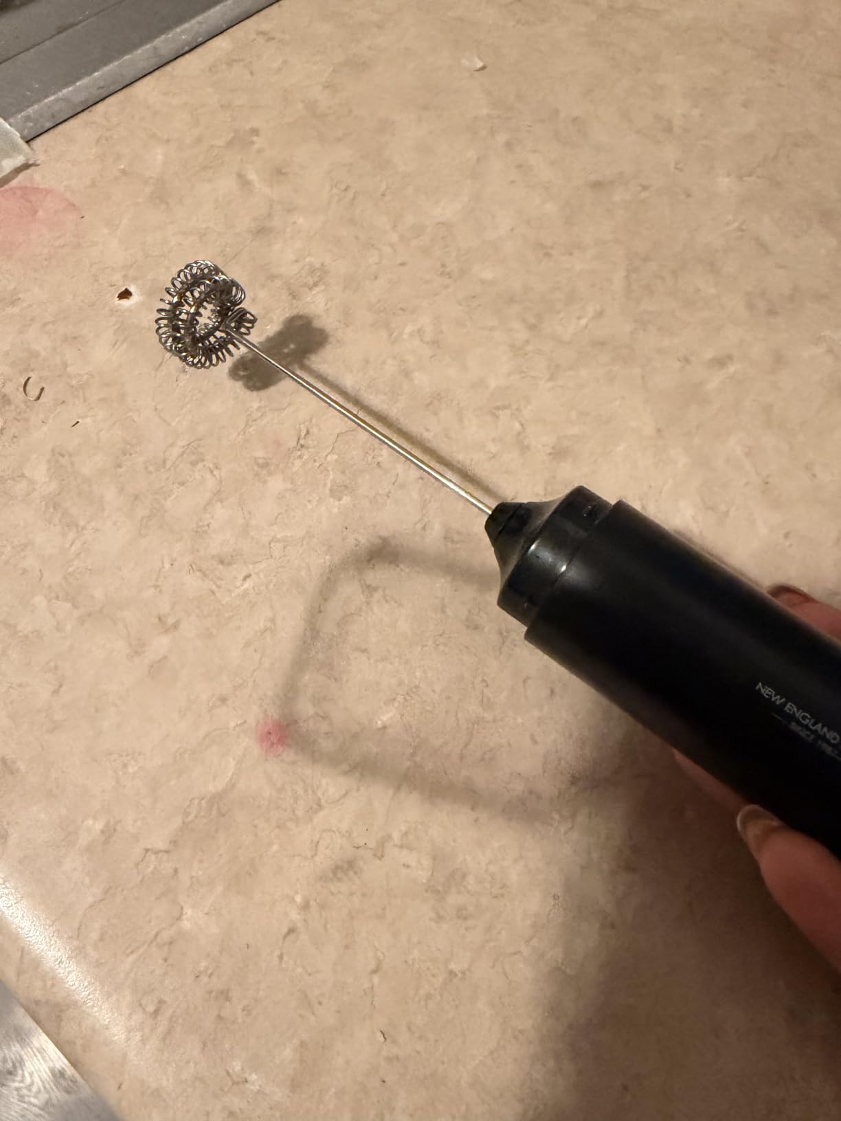 New England Stories Handheld Rechargeable Milk Frother Wand customer photo 2