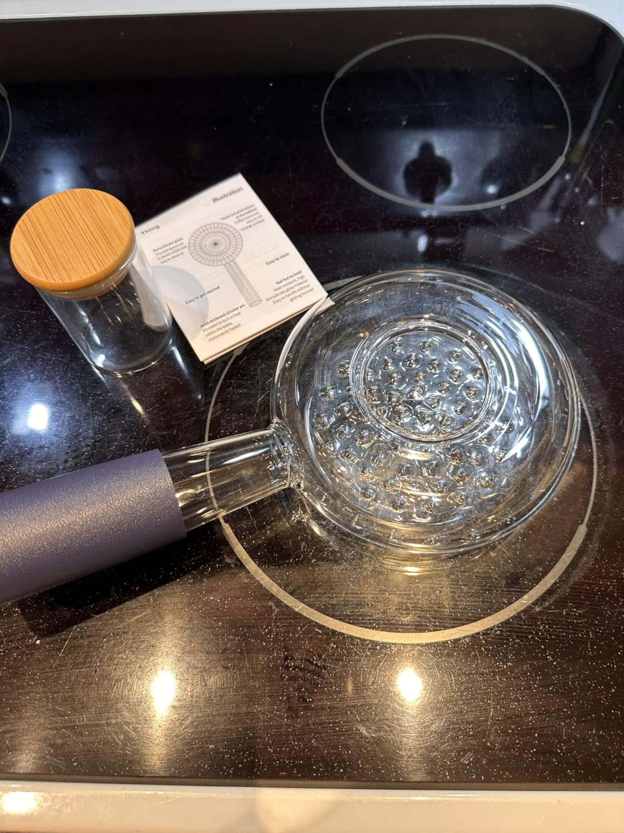 Portable Glass Coffee Bean Roaster, 11.8 x 5.9 x 3.5 customer photo 2