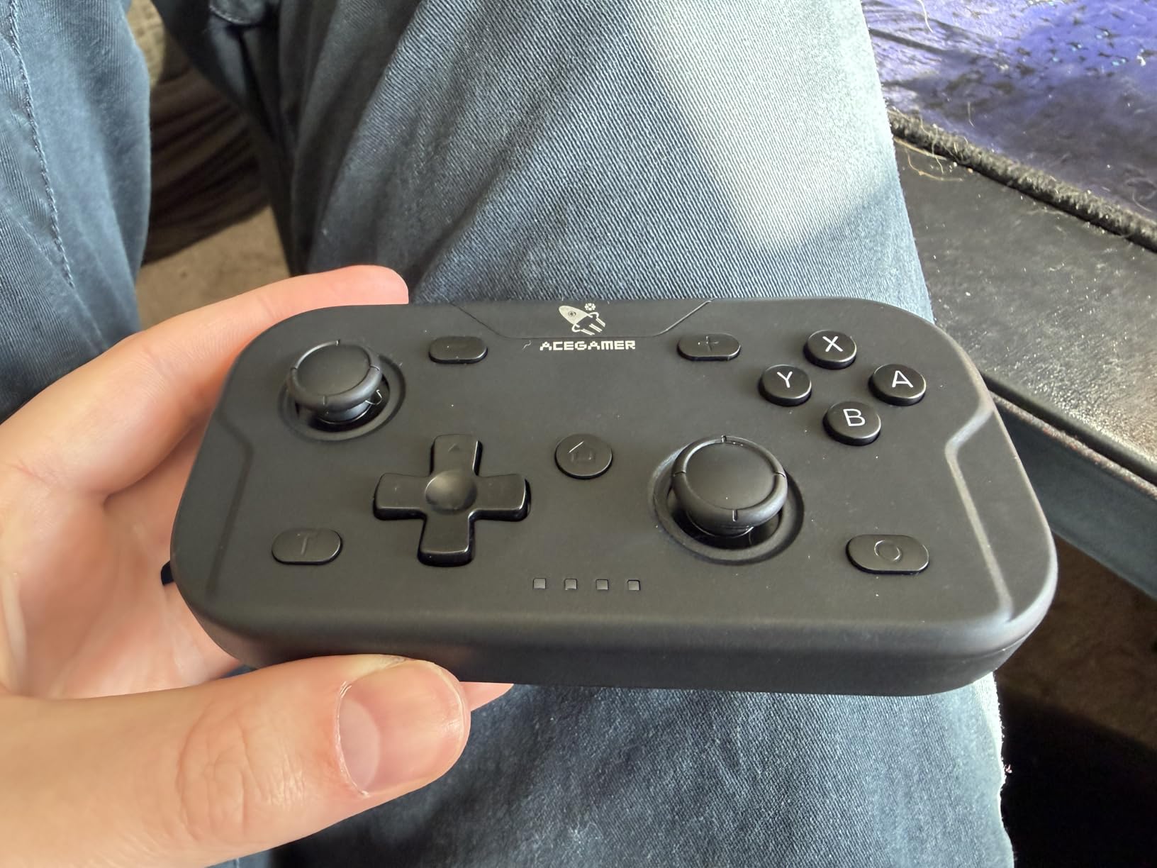 AceGamer Wireless Pocket Controller for Nintendo Switch/Switch 2/Android/iOS/PC/Steam Deck/Phone,1000Hz Polling Rate, Bluetooth Controller with Lift-and-Lock Joysticks/6-Axis Gyroscope/Turbo/Vibration (Black) customer photo 1