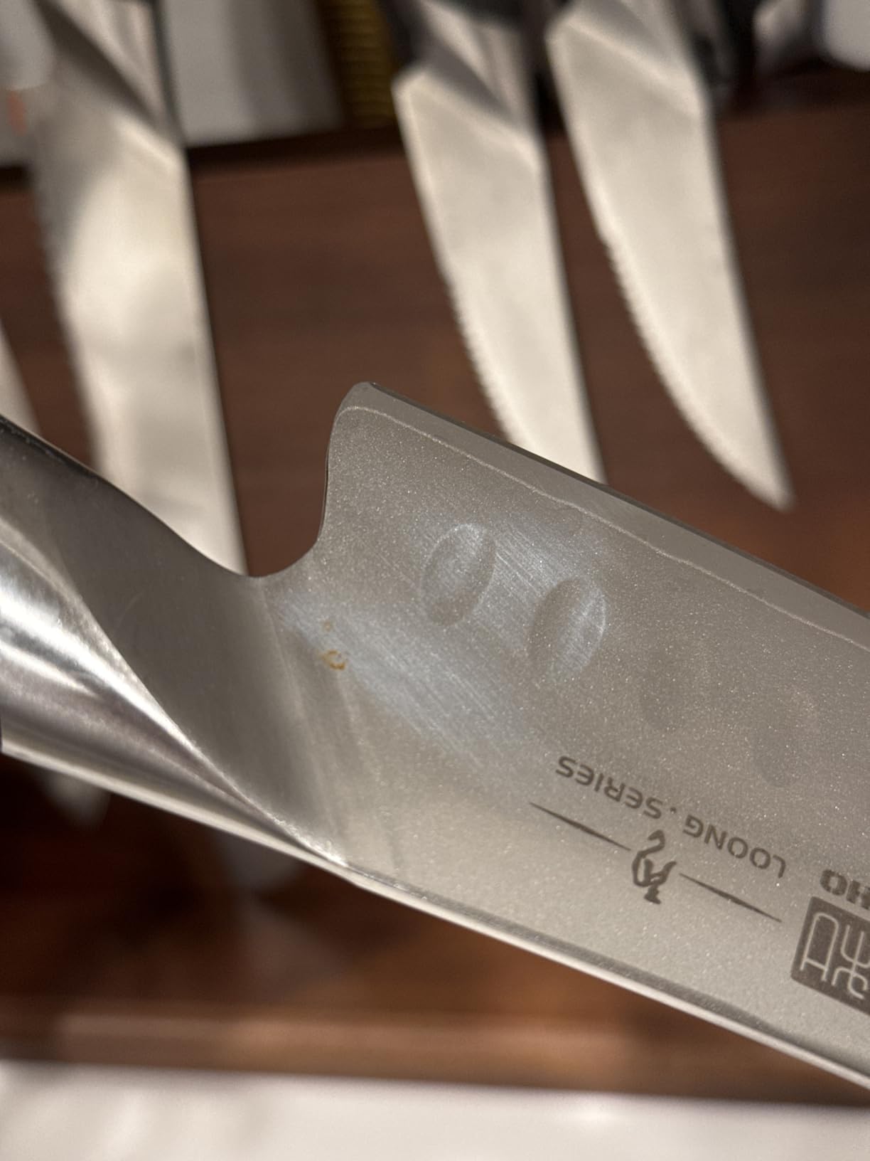 HOSHANHO 5 Inch Japanese Chef Knife, Ultra Sharp Kitchen Santoku Knives customer photo 2