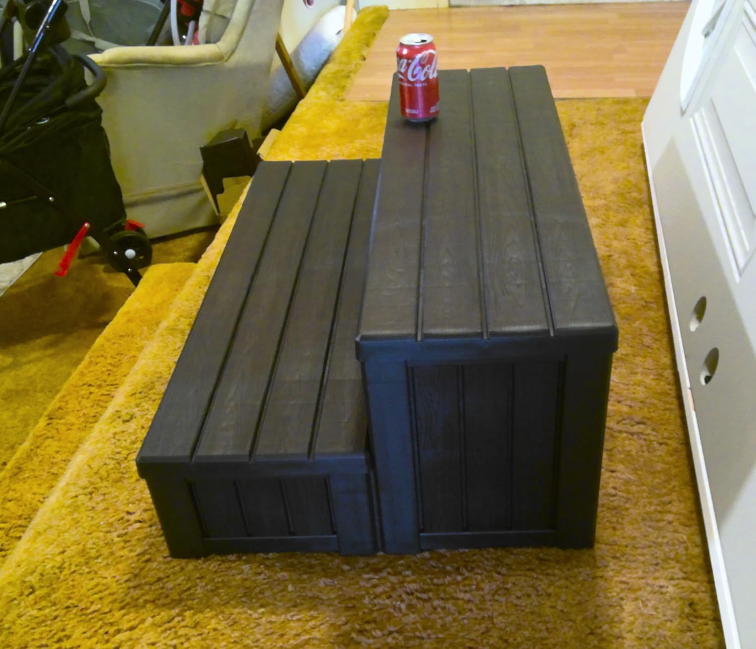 36.6” Hot Tub Steps with Storage, 780 lbs Load Capacity, Black customer photo 1