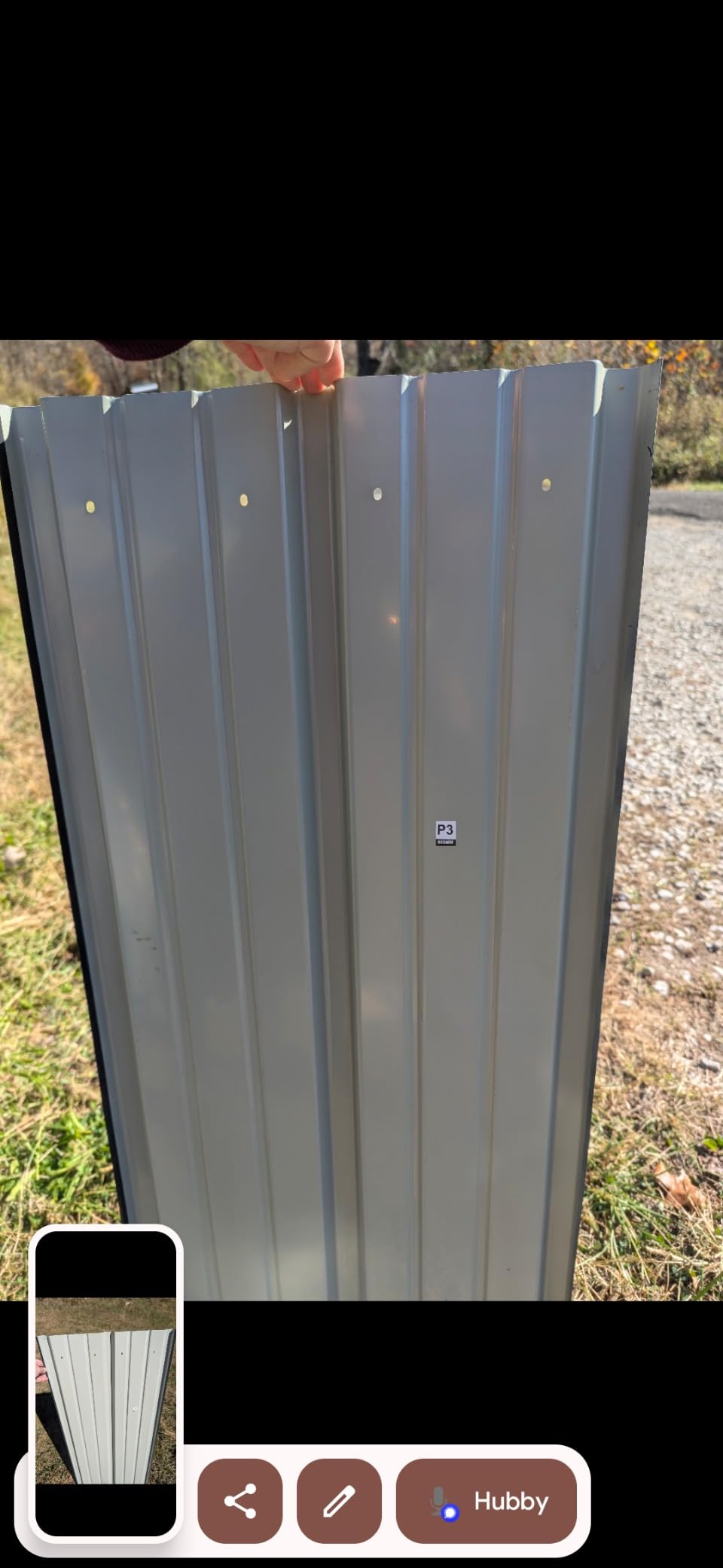 Greesum 10 x 10 FT Metal Outdoor Storage Shed, Brown customer photo 1