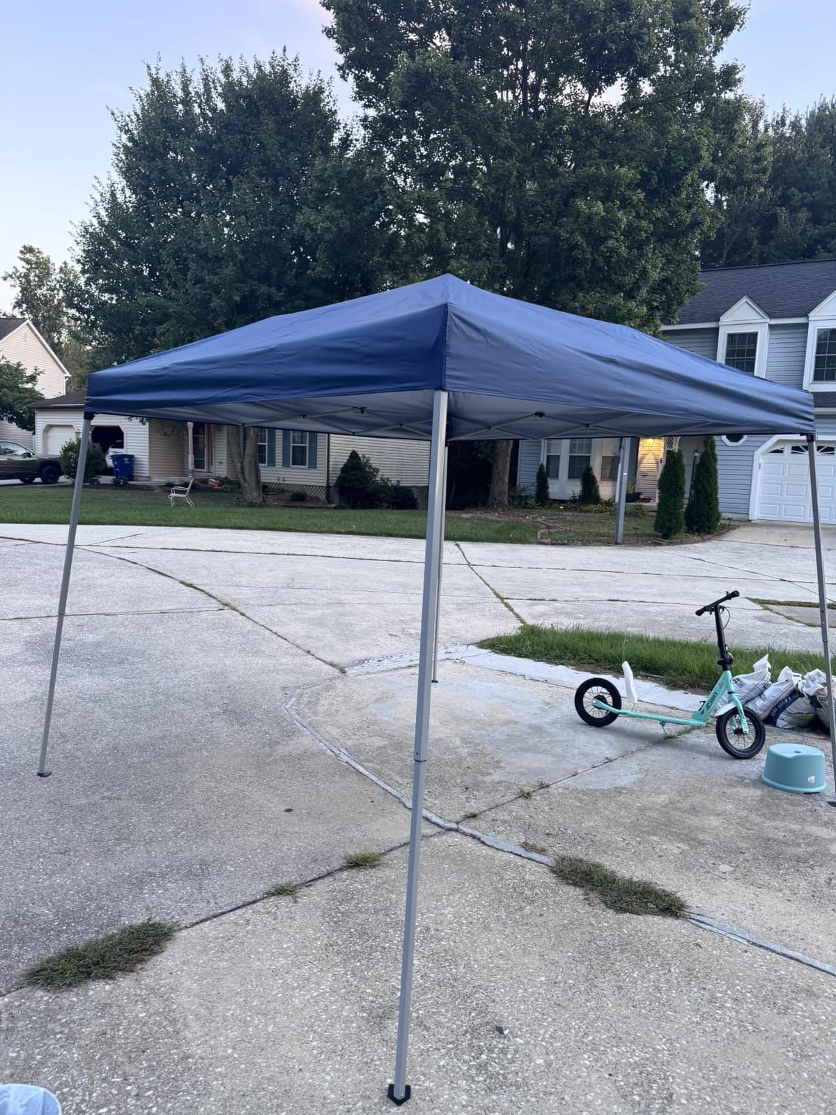 10X10 Slant Legs Pop Up Canopy Tent with 1 Sidewall customer photo 1