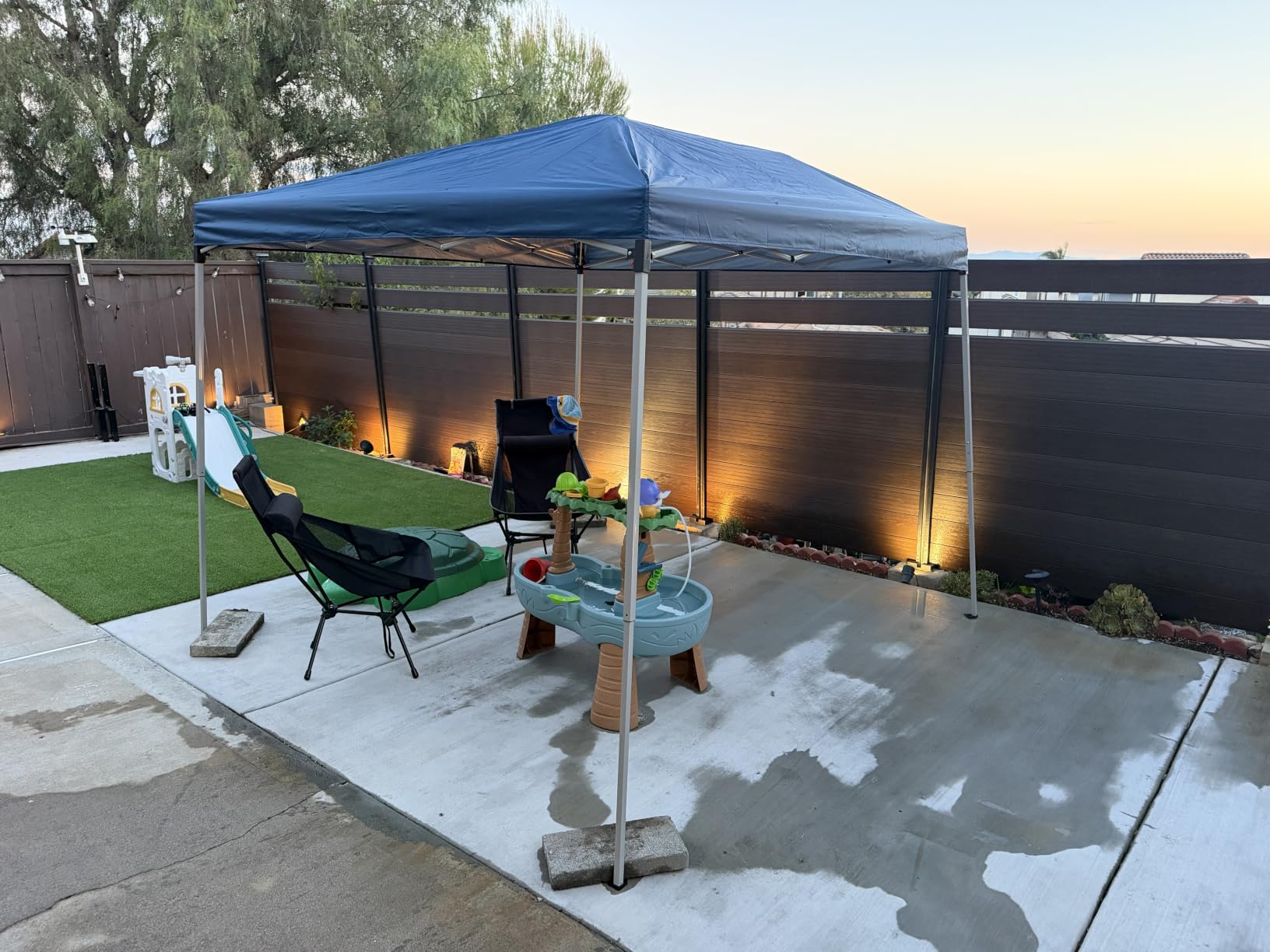 10X10 Slant Legs Pop Up Canopy Tent with 1 Sidewall customer photo 2