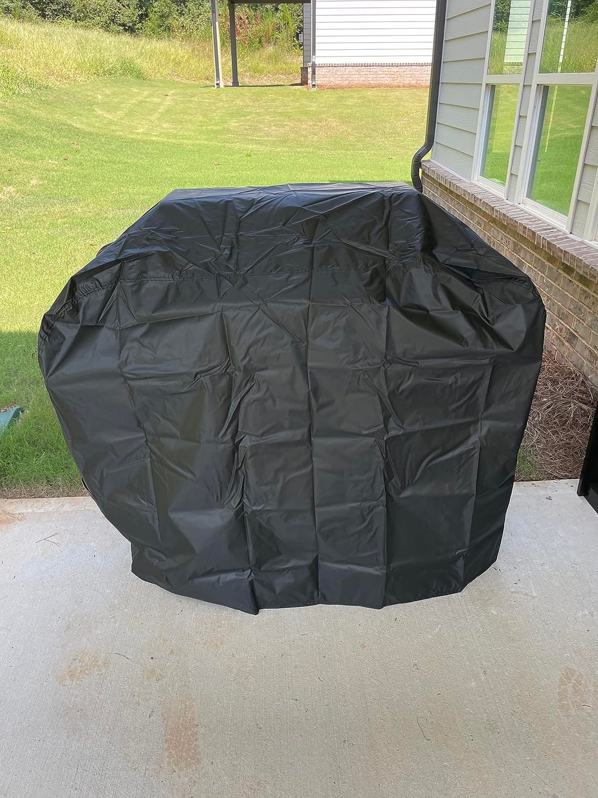Griddle Cover, 36 Inch BBQ Gas Flat Top Grill Cover for Blackstone Grill, Waterproof, Anti-Uv, Rip-Proof, Fade Resistant Material, Outdoor Griddle Cover with Hook-and-Loop Straps, Black customer photo 1