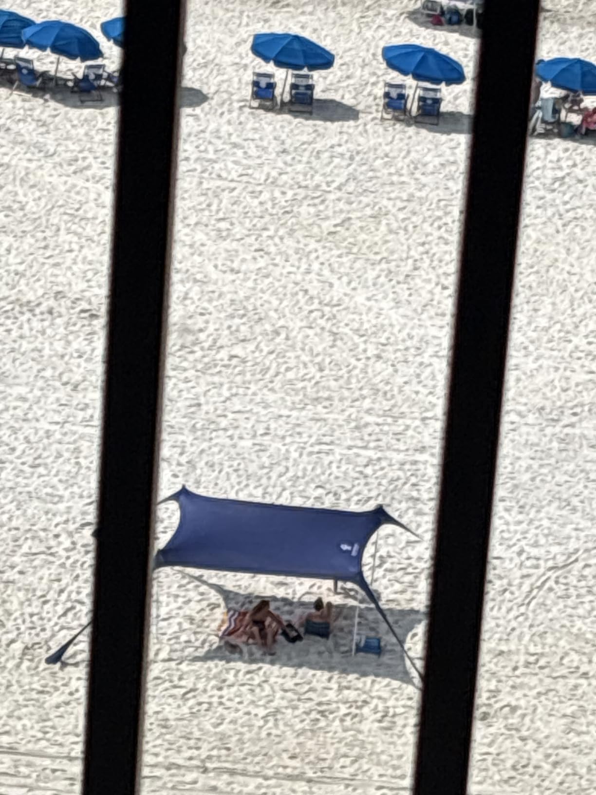 SUN NINJA Beach Tent Sun Shelter, Beach Shade Canopy with UPF50+ Protection customer photo 2