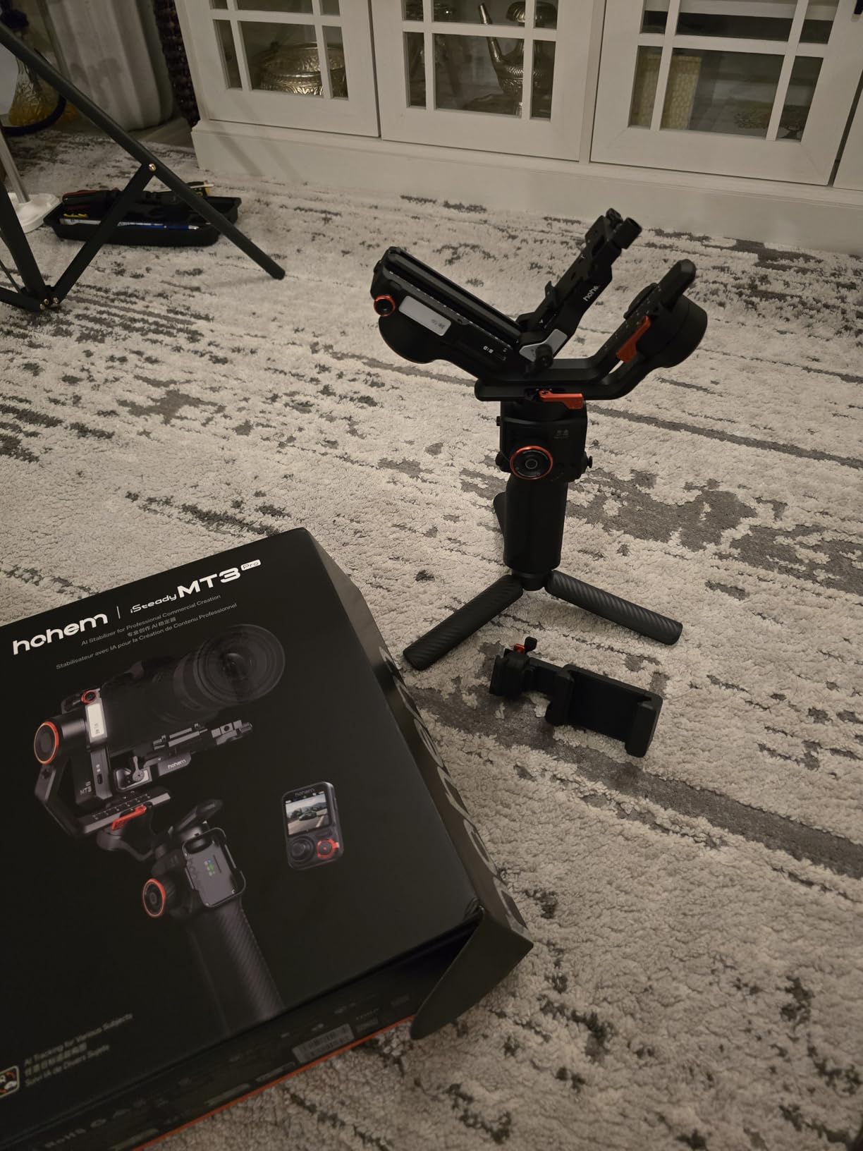 hohem iSteady MT3 Pro Camera Stabilizer with AI Tracking, 4-in-1 Gimbal for Mirrorless/Compact/Action Camera & Smartphone, 1.4