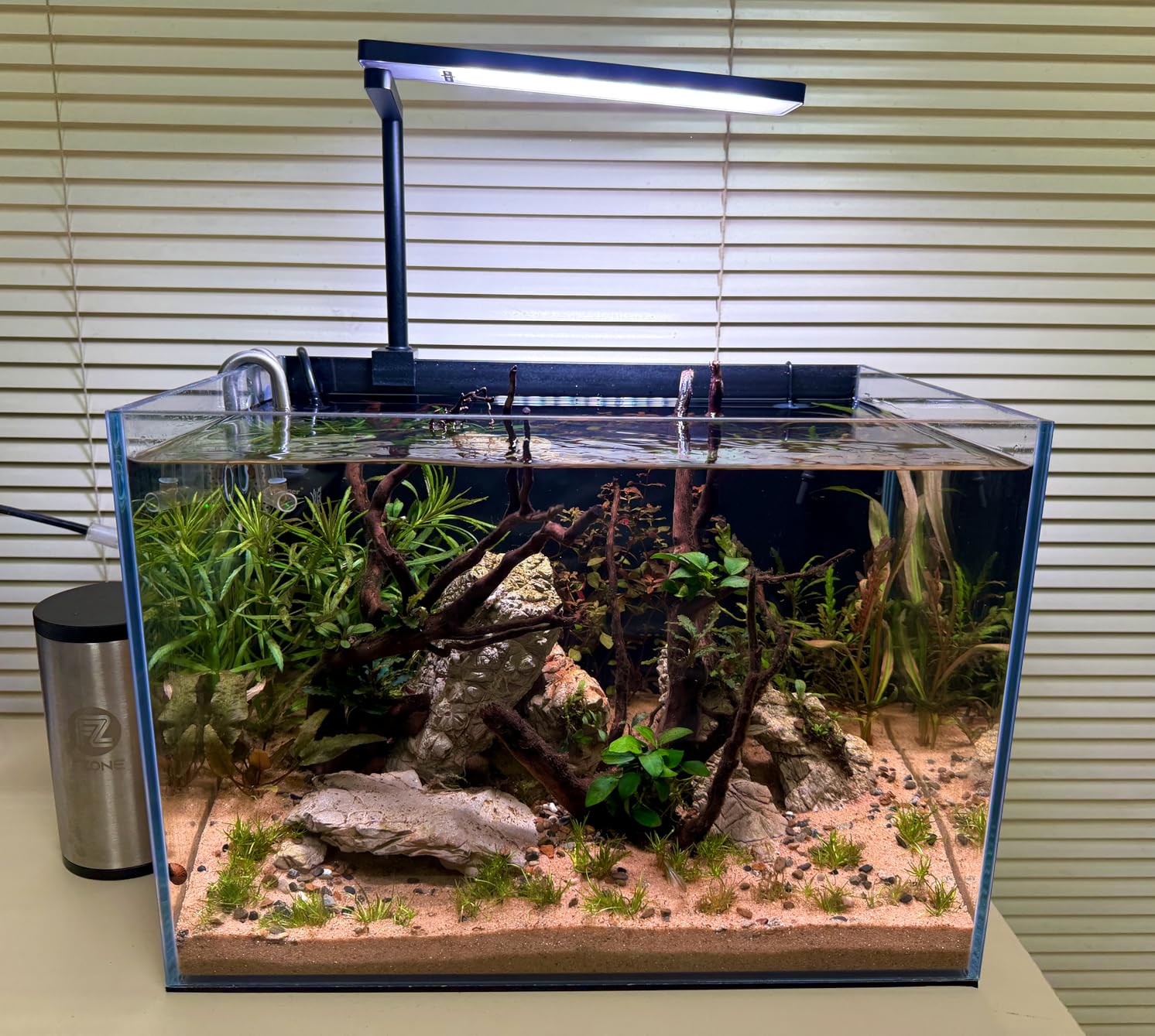 FZONE Solo Series Nano Aquarium Light for Saltwater and Reef Coral Tanks customer photo 1