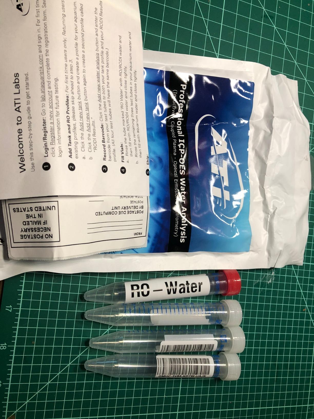 ATI ICP Lab Analysis Pro for Reef Aquariums - Advanced Water Testing with RO Water Analysis - Nitrate, KH & Fluoride - 1 Test Kit customer photo 2