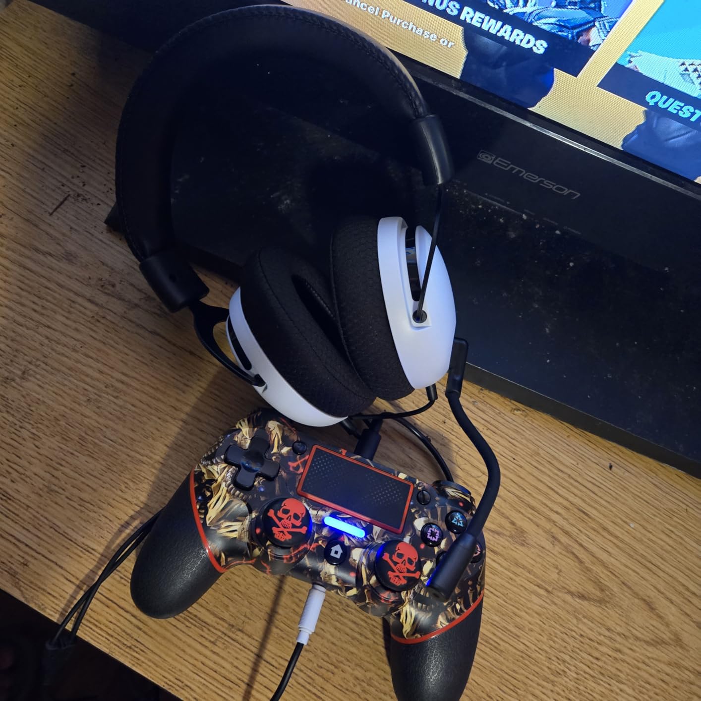 AceGamer Wireless Controller for PS5/Pro/Slim, Hall Effect Joysticks, Macro/Turbo Function, Bluetooth Controller with 6-Axis Gyro/Dual Vibration/Touchpad/Ergonomic/Speaker/3.5mm Audio Jack! customer photo 1