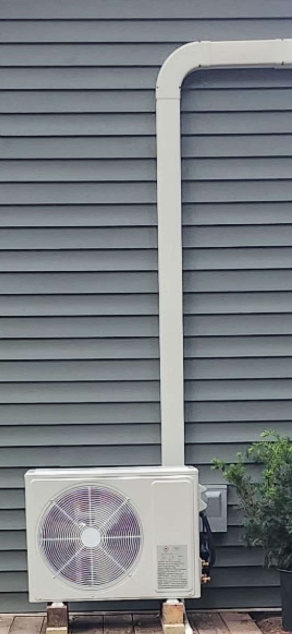12000BTU Mini Split Air Conditioner Heat Pump, 19 SEER2 Inverter Compressor AC Unit Cools Rooms up to 750 Sq. Ft, 115V Ductless Split AC with Pre-Charged Condenser & Installation Kit(White) customer photo 1