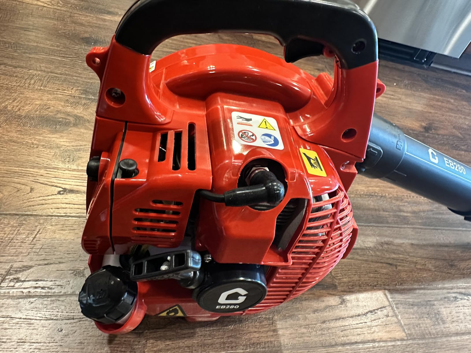 Gas Handheld Leaf Blower,490 CFM,280 MPH,Powerful Yard Cleanup customer photo 1