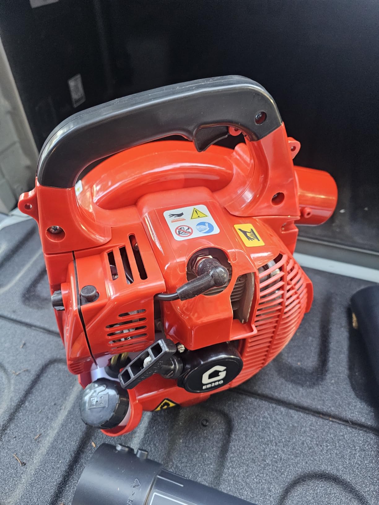 Gas Handheld Leaf Blower,490 CFM,280 MPH,Powerful Yard Cleanup customer photo 2