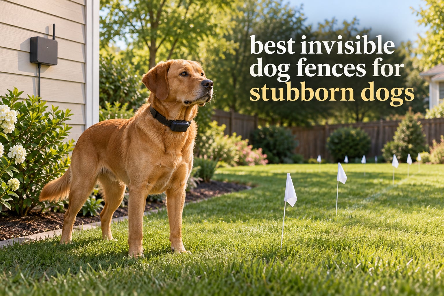 best invisible dog fences for stubborn dogs