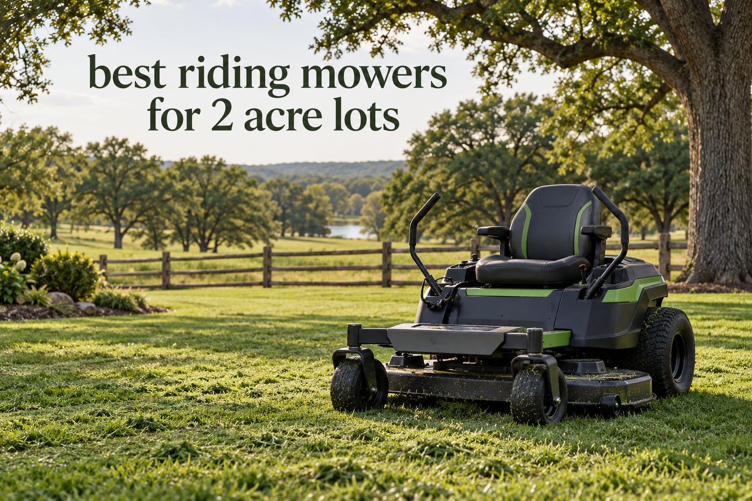 best riding mowers for 2 acre lots