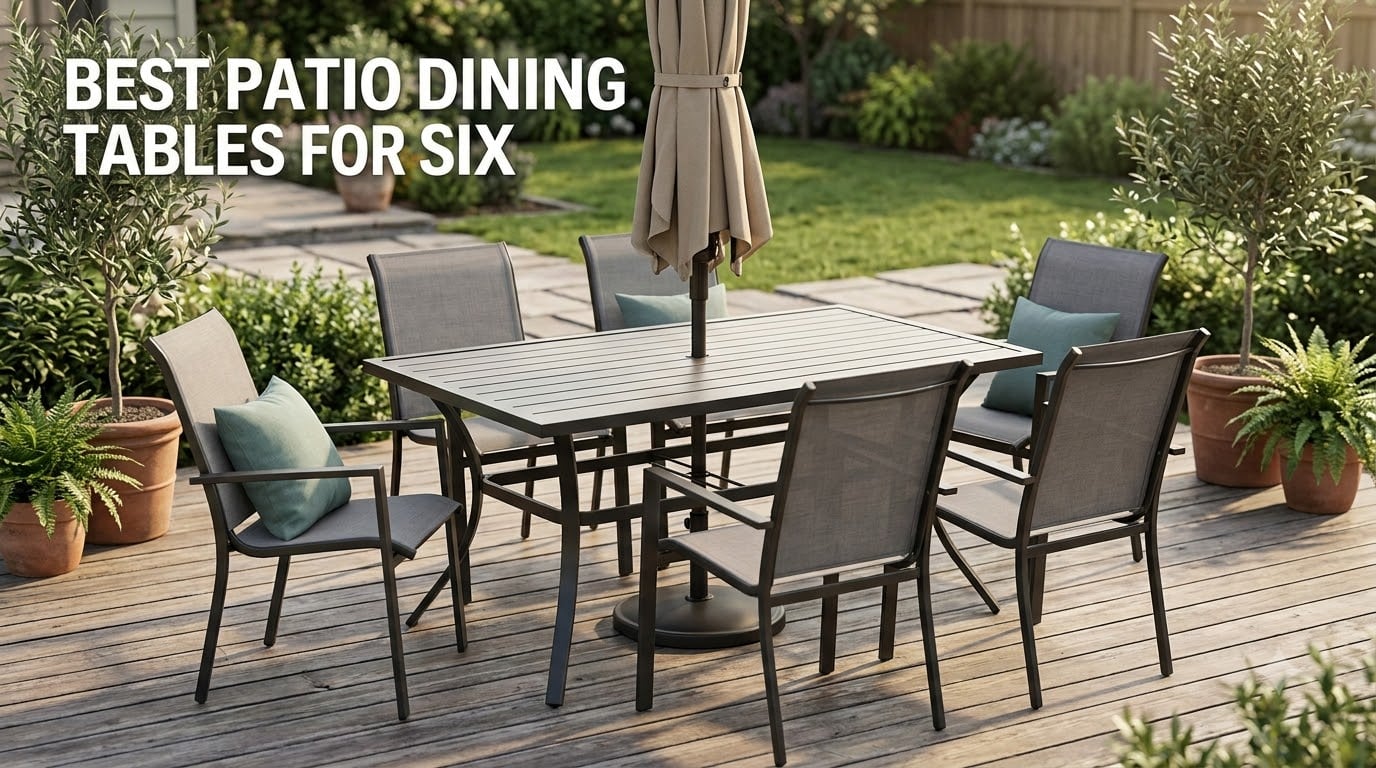 best patio dining tables for six