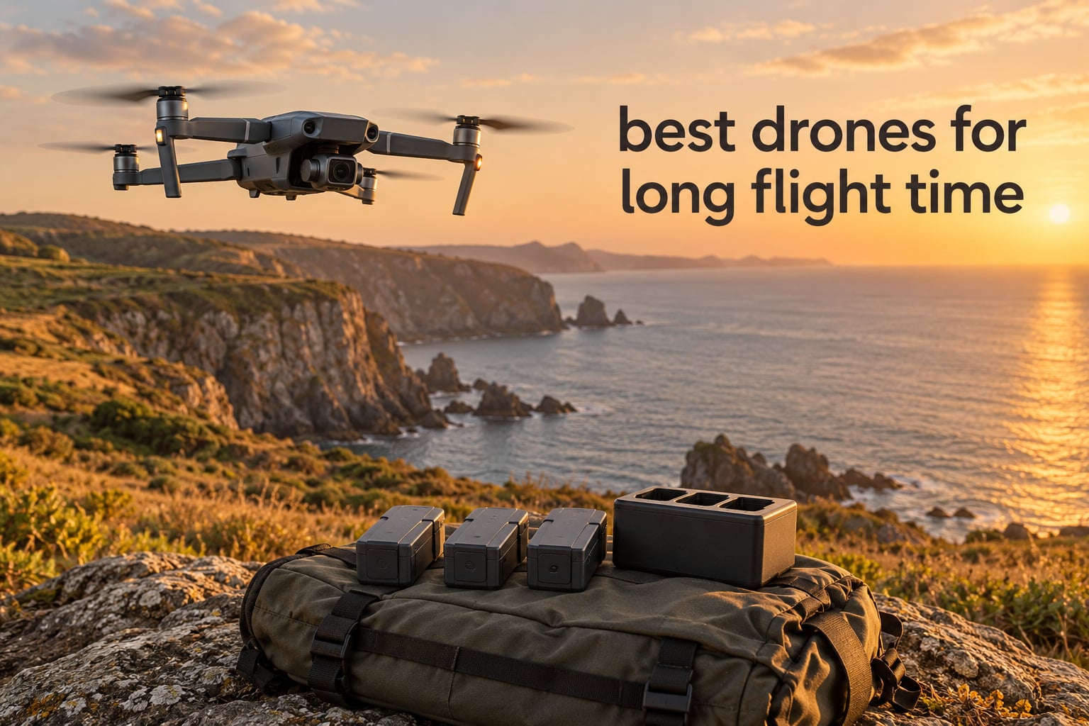 best drones for long flight time