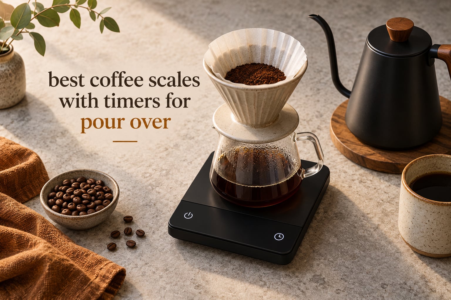 best coffee scales with timers for pour over