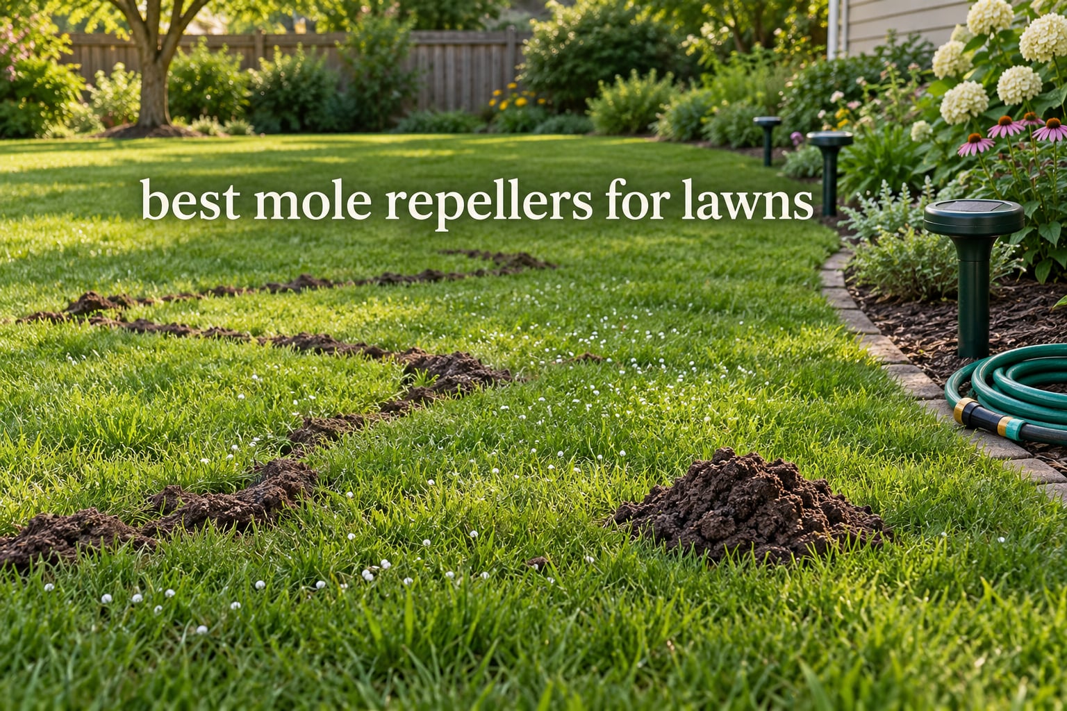 best mole repellers for lawns