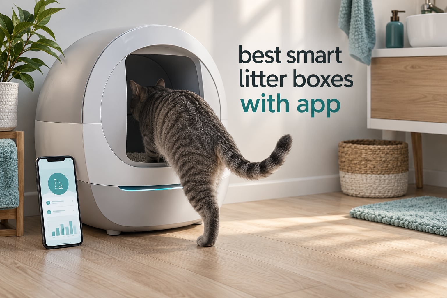 best smart litter boxes with app