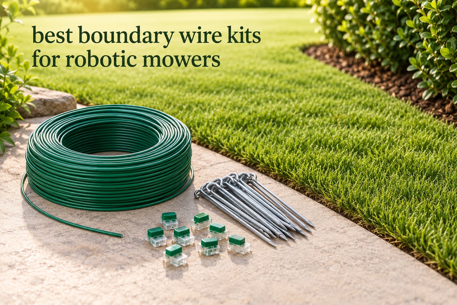 best boundary wire kits for robotic mowers