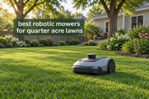best robotic mowers for quarter acre lawns